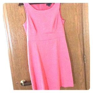 Pink salmon formal dress